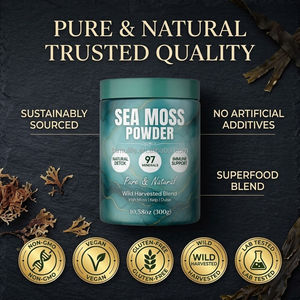Mezcla de Musgo Marino, Raíz de Maca y Algas Irlandesas en Polvo <span class=keywords><strong>con</strong></span> Ashwagandha para Energía Natural, Apoyo Inmunológico y Salud Tiroidea (Muestra) - Product Image 3