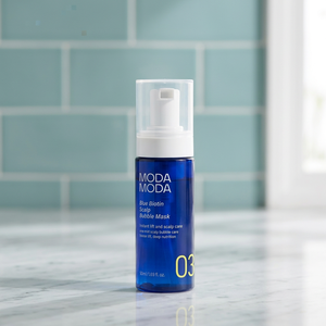 Mascarilla de Espuma para el Cuero Cabelludo con Biotina Azul MODA MODA 50ml, Fórmula 2 en 1 - Hidratante y Nutritiva para Cabello Seco y Dañado, con Colágeno y Aceite de Argán - Product Image 2