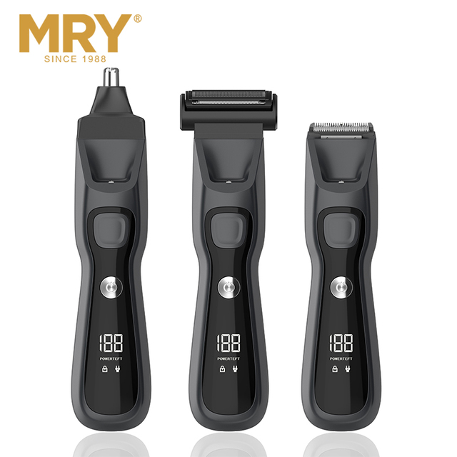 MRY 5 in 1 Rechargeable Beauty Kit Electric Lady Epilator, Woman Hair Shaver, Facial Brush, Face Massage and Foot Callus Remover