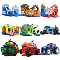 Structure gonflable commerciale en PVC de qualité supérieure pour enfants et tout-petits, taille et couleur personnalisables, installation facile