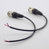 Câble coaxial BNC mâle à extrémité ouverte avec fils nus pour systèmes de sécurité