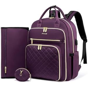 Échantillon gratuit Sac à couches en cuir véritable véritable personnalisé en usine pour bébés Sac à couches élégant de haute qualité pour bébés Sacs à dos pour maman - Product Image 3