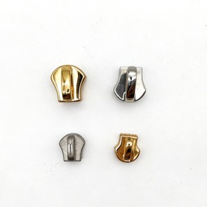 Glissières de fermeture éclair métalliques plaquées, durables pour sacs, style simple, procédé MIM - Product Image 1