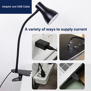 Lámpara de abrazadera LED USB moderna de entrega rápida, diseño Simple para estudio, uso doméstico, mesa, escritorio, luz de lectura para sala de lectura, escritorio de estudio - Product Image 5