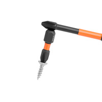 25mm Longueur 6.35mm (1/4 ") Tige hexagonale Magnétique Revêtement en phosphate noir Embout de tournevis Phillips PH2