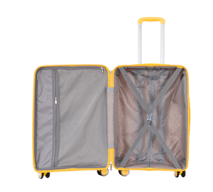 Ensemble de bagages extensibles en PP: <span class=keywords><strong>valises</strong></span> de voyage rigides avec roues ultra-silencieuses pour <span class=keywords><strong>achat</strong></span> en gros - Product Image 4