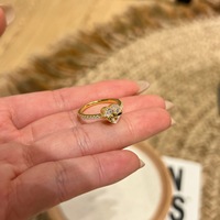 Bague de cocktail de luxe en argent sterling 925 personnalisée OEM/ODM avec pierre précieuse bleue taille poire et halo de diamants, plaquée rhodium, pour femme