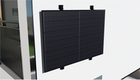 Supports de fixation pour balcon solaire en gros, supports muraux réglables en aluminium pour plantes de balcon