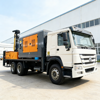 Camion de forage de puits d'eau monté sur camion, tour de 18 m de haut, forage de puits entièrement hydraulique à entraînement supérieur