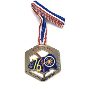 Fábrica medalha forma logotipo personalizado ouro prata bronze com seu projeto medalha troféu maratona corrida futebol esportes medalha