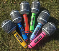 Jouet gonflable Microphone piscine d'été jeu de natation porte-gobelet meilleur vendeur Offre Spéciale gonflable PVC plastique Logo personnalisé