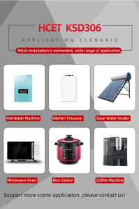 HCET KSD307 переключатель большой тока температуры KSD306 биметаллический дисковый термостат автозапчасти протектор для электронного водонагревателя - Product Image 5