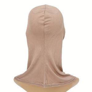 CCY Casquette élastique musulmane tendance pour hijab sous écharpe chapeau élégant cou couverture complète crème solaire décontracté châle casquette pour femmes - Product Image 3