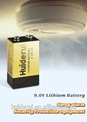 U9VL batería de litio 9V CR9V batería de litio primaria