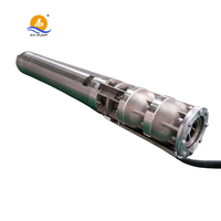 Pompe immergée multi-étages en acier inoxydable pour puits profond, surpression haute pression, câble personnalisable OEM, usage industriel