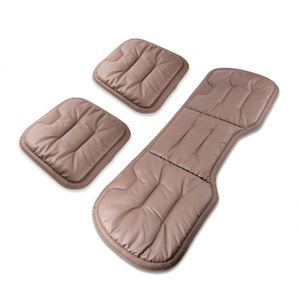 Cojín para Asiento de Coche, Antisuciedad, de Cuero de Alta Gama, Juego de Tres Piezas para la Parte Trasera, Alta Termoestabilidad, Cómodo, Suave, Universal - Product Image 1