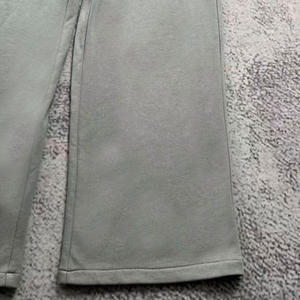 Kustom 100% katun pola lurus pria, celana olahraga pinggang tinggi kasual jalanan longgar bernapas kaki lebar pas Logo - Product Image 4