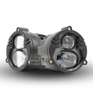 Waterbird Motorcycle <b>Spotlights</b> Dual Lens Led Projector 12V IP67 Universal Fit - Product Image 1