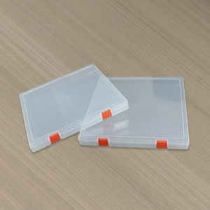 Plastic Storage <b>Box</b> Rectangle 31.5x32.3x2.6cm With Lid For Documents <b>Files</b> Passports Receipts Masks Transparent Office Organizer - Product Image 3