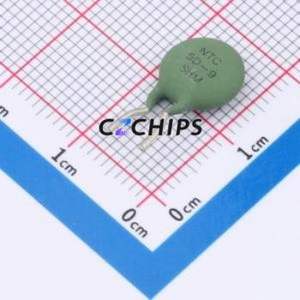 Termistor NTC DRM509D09MJ835GA0, Componente de Montaje en Orificio (THT), P=5mm, Resistencia de 5 Ohmios, 2700K, 3A - Product Image 1