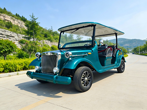 Voiture électrique classique personnalisée à 4 rangées de sièges, fabriquée en Chine, à prix abordable, pour le tourisme, véhicule antique classique à vendre - Product Image 1
