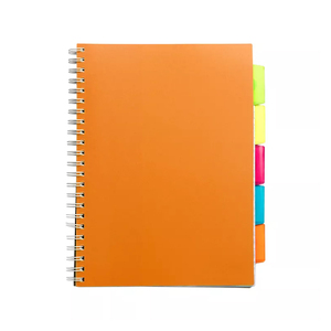 Quaderni a Spirale A5 Personalizzati con Logo, Cancelleria Scolastica, Copertina in Plastica, Agenda Planner con Divisori Colorati - Product Image 6