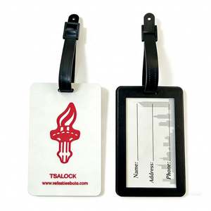 Étiquette de bagage de voyage 3D en PVC haut de gamme, personnalisable avec nom, motif lettres doux et tendance, de haute qualité - Product Image 6