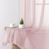 Cortinas Opacas Modernas con Aislamiento Térmico y Filtrado de Luz, Cortinas Transparentes con Doble Ojal para Ventanas de Cocina y Sala de Estar, Resistentes al Fuego
