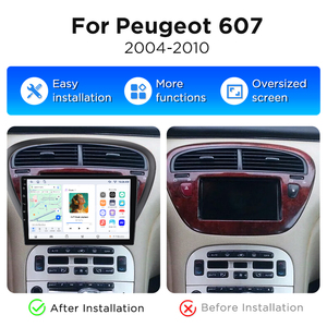 Radio para Auto Junsun con Carplay Inalámbrico para Peugeot 607 2004-2010, Ventilador de Enfriamiento Integrado, Navegación GPS Android, Reproductor Multimedia - Product Image 2