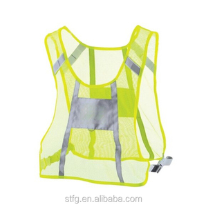 Sports de plein air <span class=keywords><strong>Gilet</strong></span> de sécurité réfléchissant <span class=keywords><strong>jaune</strong></span> pour la course à pied Cyclisme Marche <span class=keywords><strong>Jaune</strong></span> Léger - Product Image 1