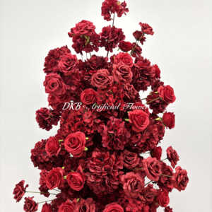 Venta al por mayor 3D Artificial boda cuerno arco con flor telón de fondo OEM Bienvenido para evento y Día DE LA MADRE decoración de la pared - Product Image 4