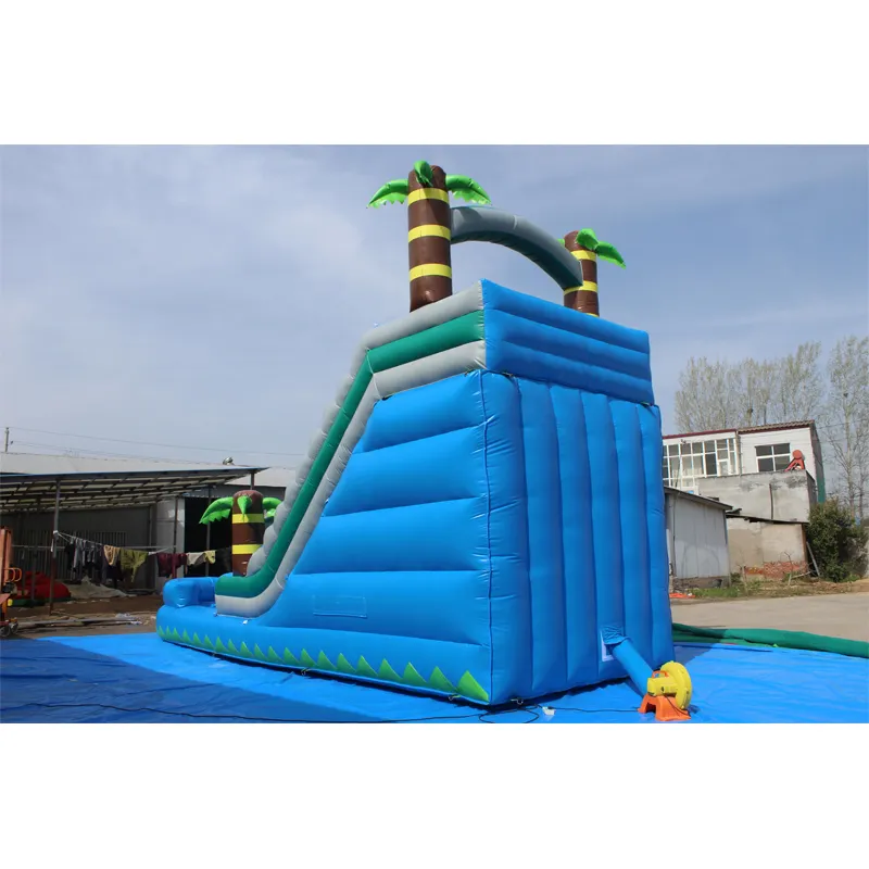 Factory high quality outdoor children inflatable trampoline bouncy castle inflatable bouncer castle with slide for kids