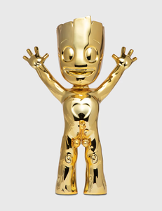 Figurines d'art de luxe en édition exclusive, figurines de collection en vinyle PVC résine chromée or <span class=keywords><strong>Groot</strong></span>, figurines d'action personnalisées - Product Image 1