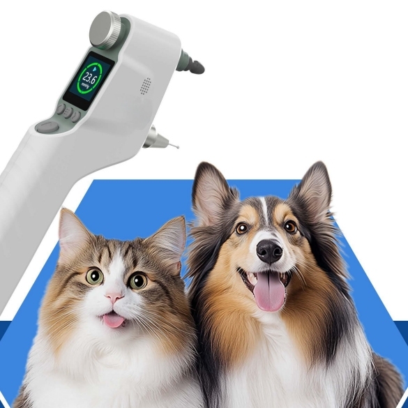 Portable Non-Contact Rebound Tonometer Professional Veterinary Diagnostic Equipment for IOP Measurement Cats Dogs Horses Lapines