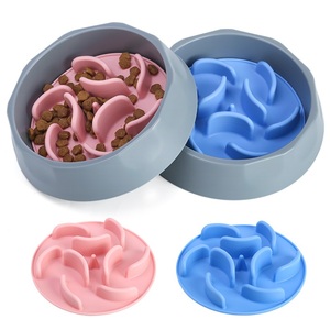Multifunktion ale rutsch feste Silikon-Tier fütterung Ungiftige Hunde katze Slow Food Bowl Essential Puppy Eating Drinking Eating Bowl - Product Image 6