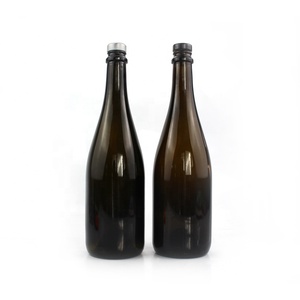 Vente en gros Bouteilles en verre vides champagne 750ml Bouteilles de vin en verre vin rouge Bouteilles de <span class=keywords><strong>Bordeaux</strong></span> - Product Image 3
