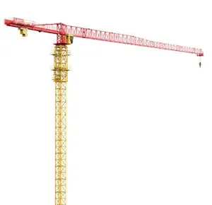 Kingkangaroo Famosu brand 6T Tower Crane T6010-6 Flat Top Tower Crane SFT80 penuh lengan panjang 60m