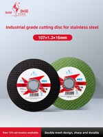Disque de coupe ultra-fin en résine de 107 mm, 1,2 mm, à revêtement diamanté, pour meuleuse d'angle, pour métal et acier inoxydable
