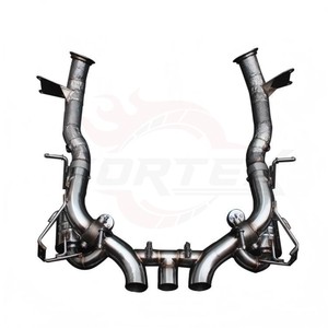 Sistema de Escape con Válvulas Vortex SS304, Escudo Térmico y Downpipes para Ferrari 458 Italia Spider 4.5L V8, Ajuste Directo, Alto Rendimiento - Product Image 1