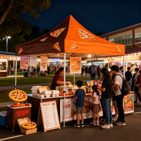 Développer des auvents à cadre en aluminium et des chapiteaux pop-up avec des conceptions pliantes pour les promotions d'événements de supermarché