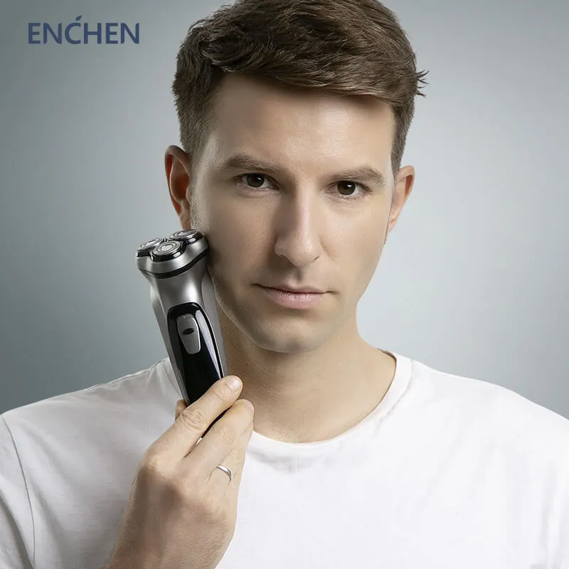 ENCHEN Blackstone waterproof portable electric beard shaver wholesale for men rechargeable