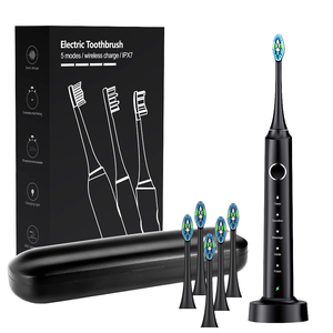 Intelligent 6 Blue Led Automatic Wireless Sonic Electric Toothbrush