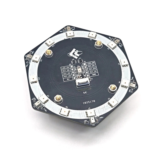6+1 I2S Microphone Array Module voice recognition programable RGB K210 Dev board accessory
