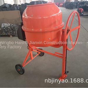 Pequeña mezcladora móvil eléctrica para construcción de ingeniería, mortero de cemento y hormigón, planta dosificadora de hormigón - Product Image 2