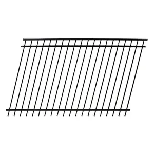 New Design Black Metal Iron Fencing Panel Aluminum Fence and Gates Manufacture