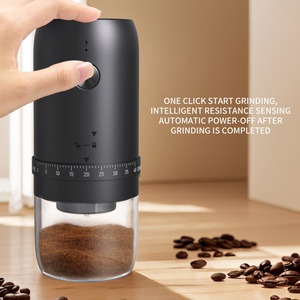 Moulin à café conique rechargeable USB, broyeur électrique réglable pour grains de café, idéal pour la maison et le bureau - Product Image 4