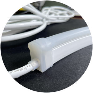 Striscia al <span class=keywords><strong>neon</strong></span> <span class=keywords><strong>led</strong></span> RGB impermeabile <span class=keywords><strong>anti</strong></span>-<span class=keywords><strong>UV</strong></span> <span class=keywords><strong>anti</strong></span>-fuoco in silicone puro 12x25 di alta qualità per luce lineare - Product Image 1