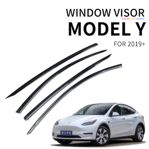 Factory Directly Sell High End tape-on Injection Deflector Window Visor for TESLA Model Y 2019+ - Product Image 5