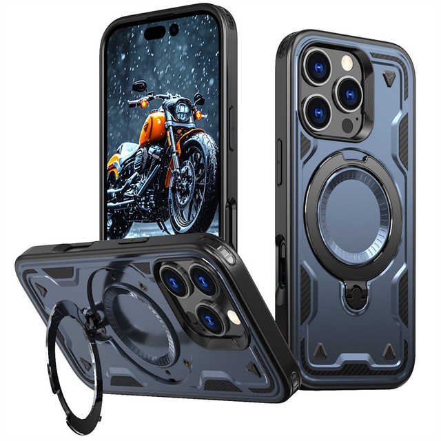 High Quality Magnetic Phone Case for iPhone Shockproof Full Cover Protector with Charging Support