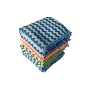 ผ้าเช็ดจานไมโครไฟเบอร์ Xin Zhong Hua ลายทาง ซึมซับน้ำได้ดี สำหรับหม้อและกระทะ - Product Image 1